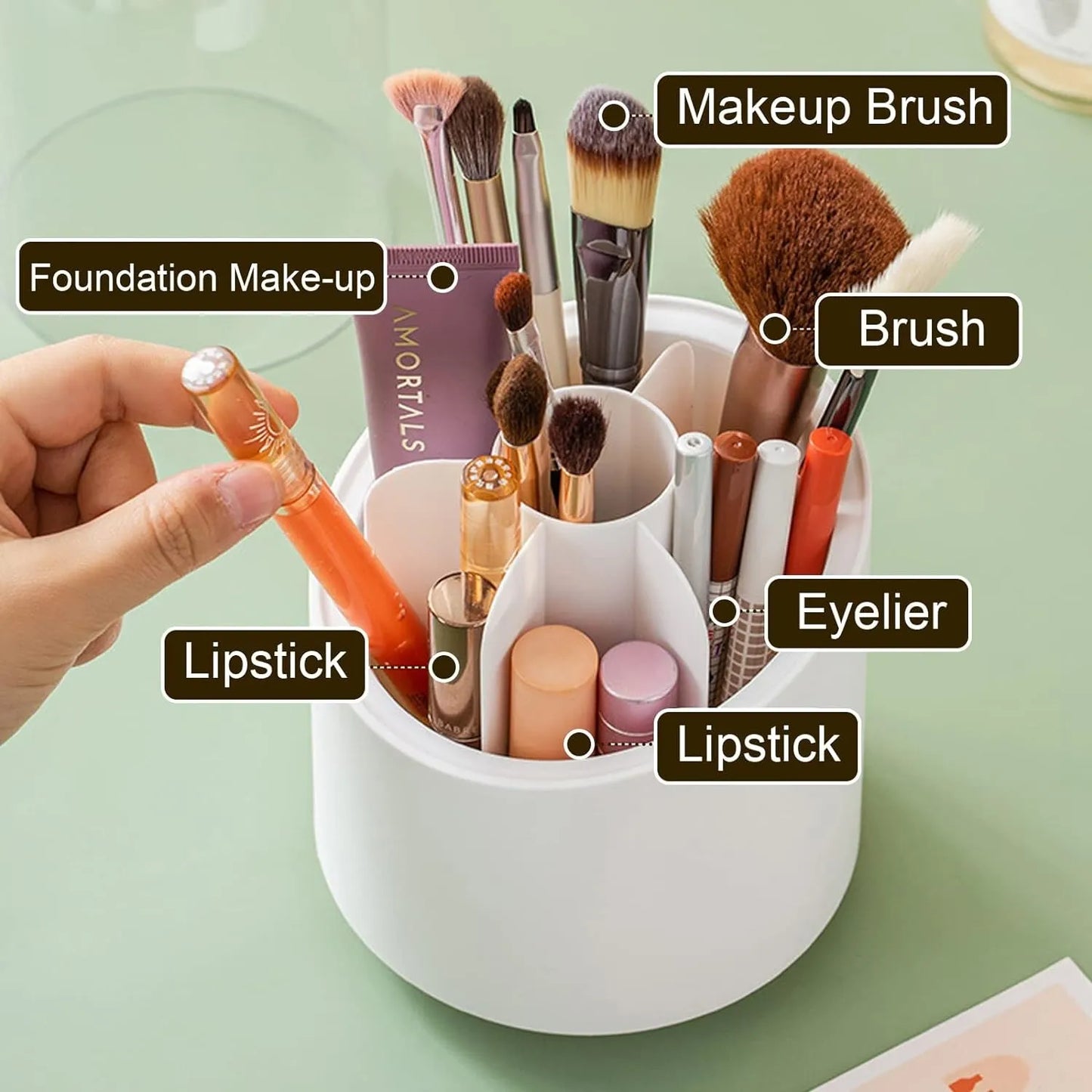 Rotating Brush Holder