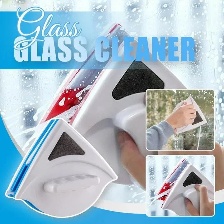 Magnetic glass cleaner