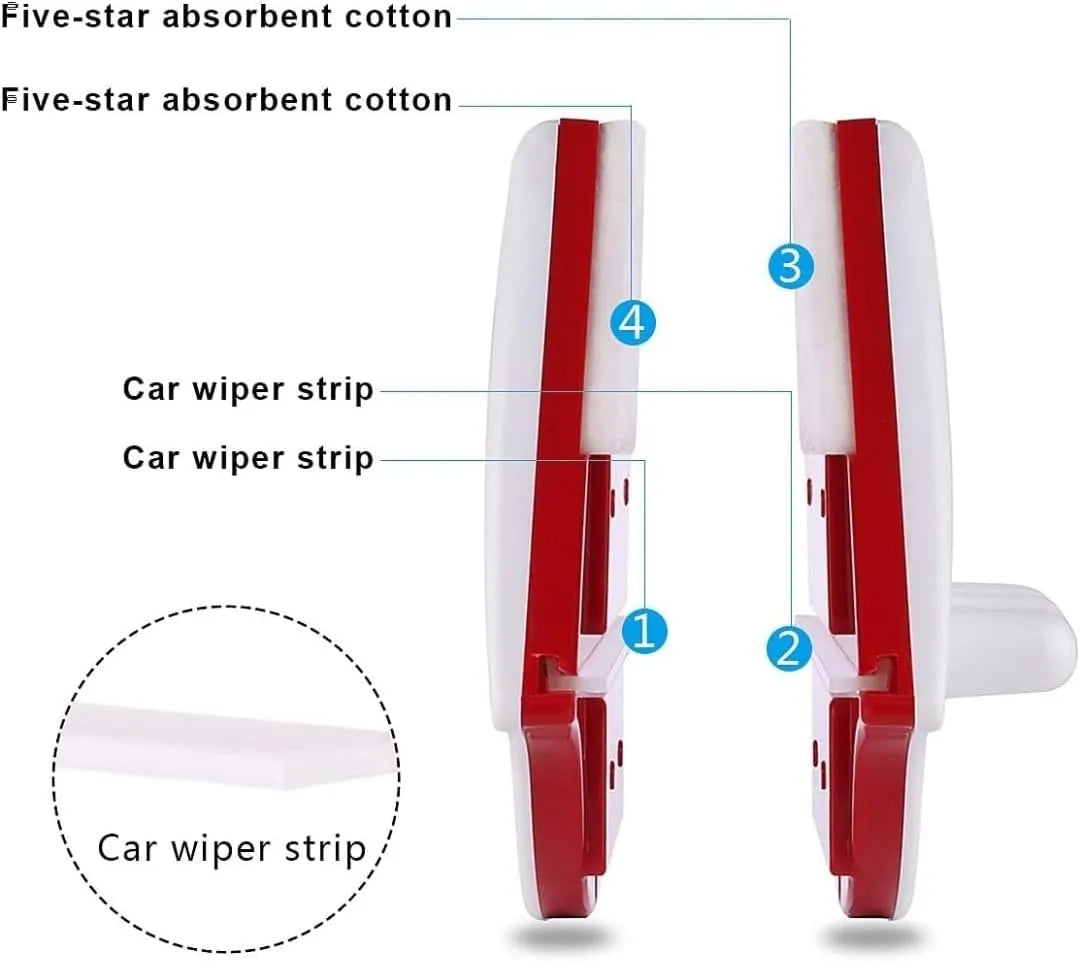 Magnetic glass cleaner